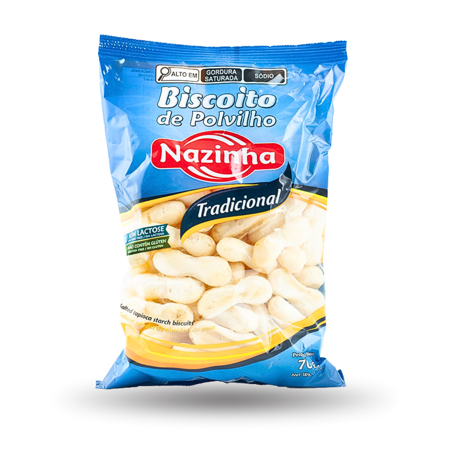 Biscoito de Polvilho tapijokos krakmolo traškučiai — 70 g