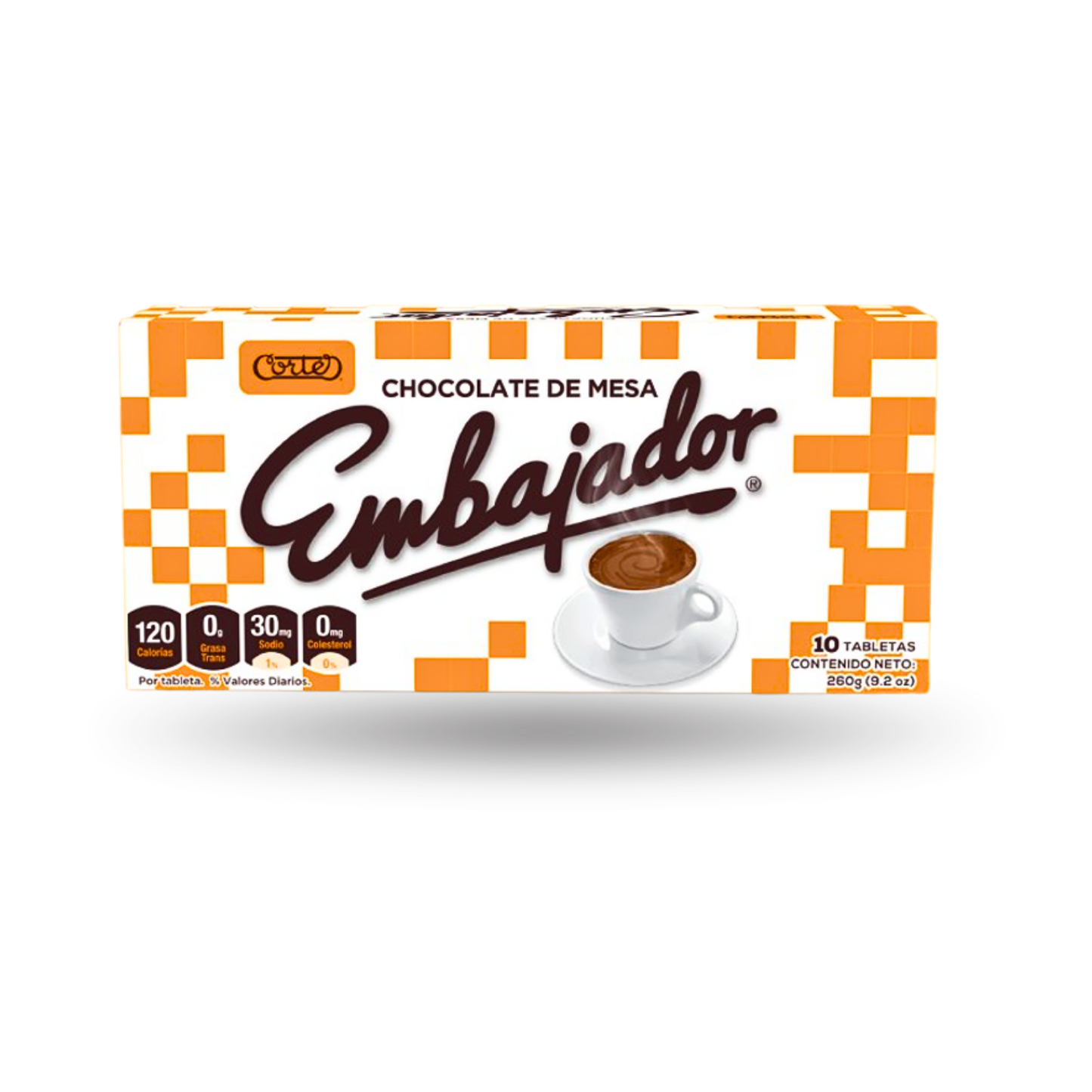 „Embajador“ stalo šokoladas karštiems gėrimams — 260 g