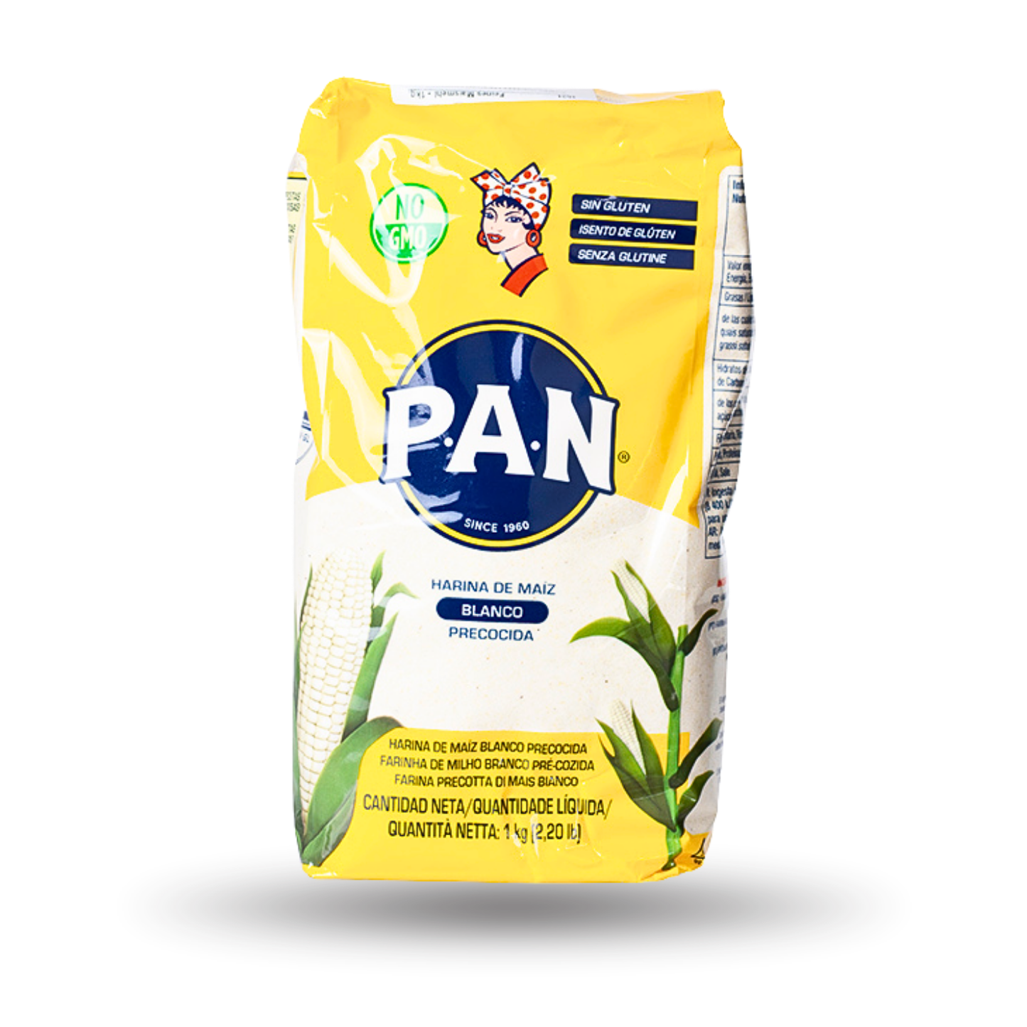 Harina PAN baltieji kukurūzų miltai — 1 kg